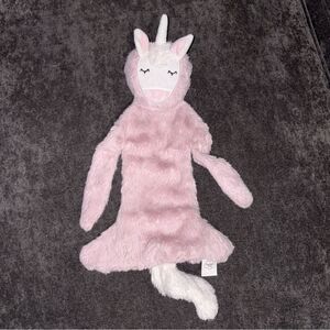Slumberkins Plush Pink Unicorn Snuggler Lovey Security Blanket Toy